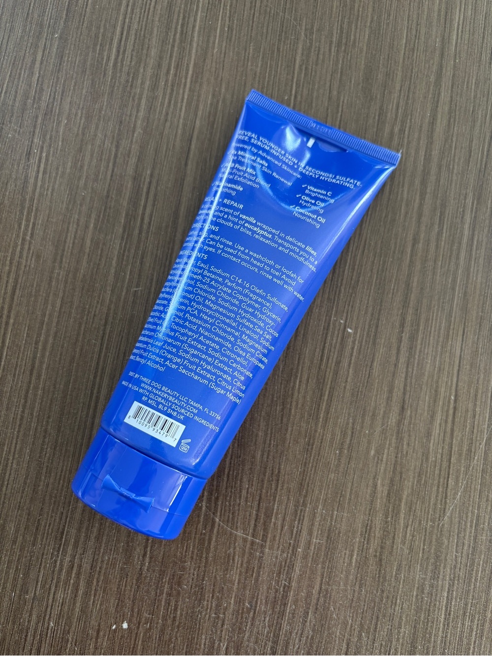 Nakery Beauty SkinRecovery Relax + Repair Magnesium Face, Body + Hair Wash - Picture 5 of 5
